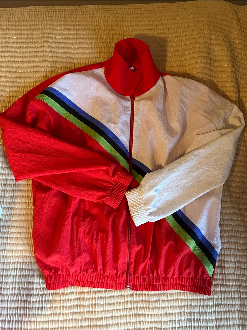 Vintage 90s U.S.A. Sport Club Colorblock Tracksuit Set - Size Large